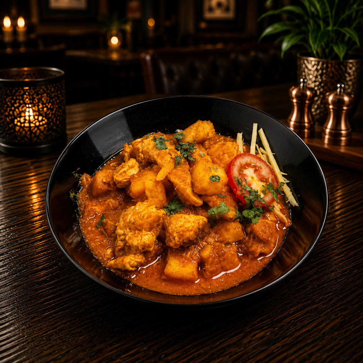Chicken with Indian Paneer