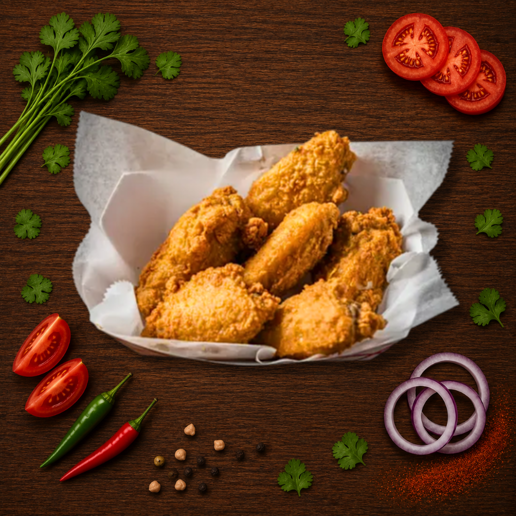 Hot Wings (6 PCS)